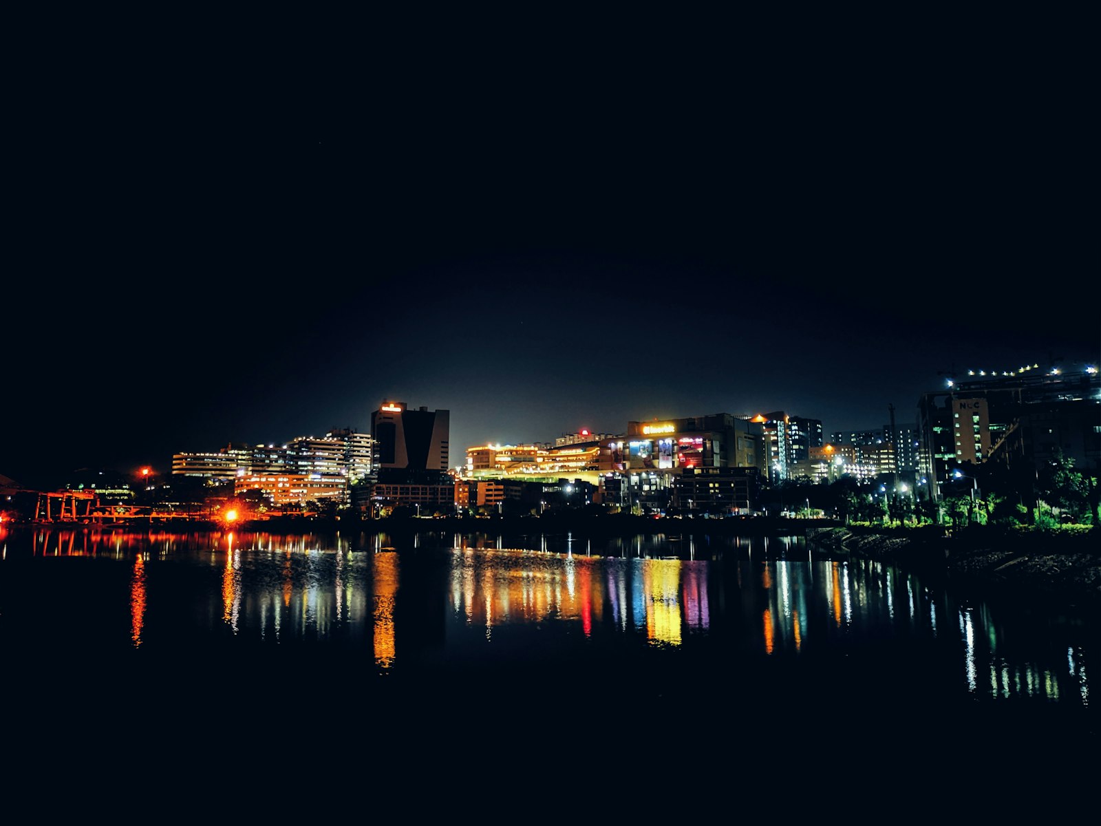 Hyderabad city skyline